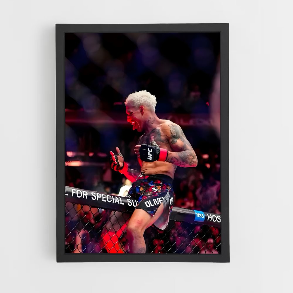 Poster Charles oliveira précis – affiche MMA (vue 2)